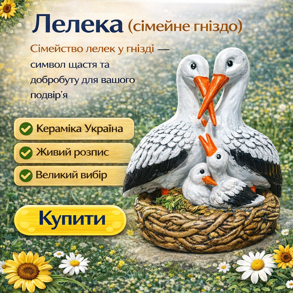 Садова фігура Лелека